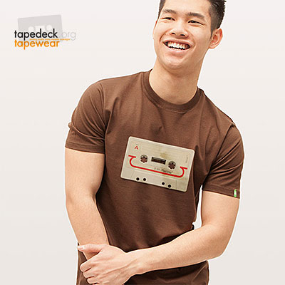 vintage tape: compact cassette. show your love for tapes with this original vintage audio cassette - wear it proud - Tapewear by Tapedeck.org